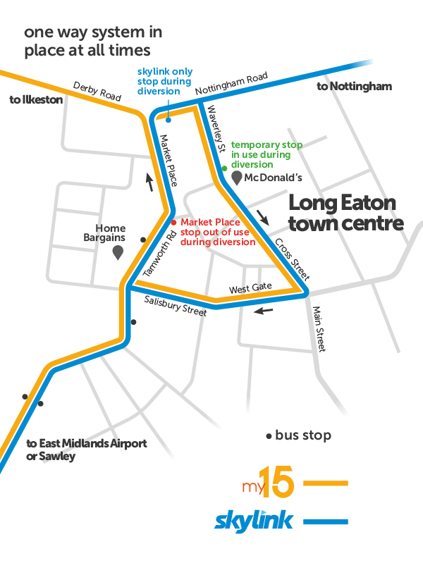 Bus Diversion Routes