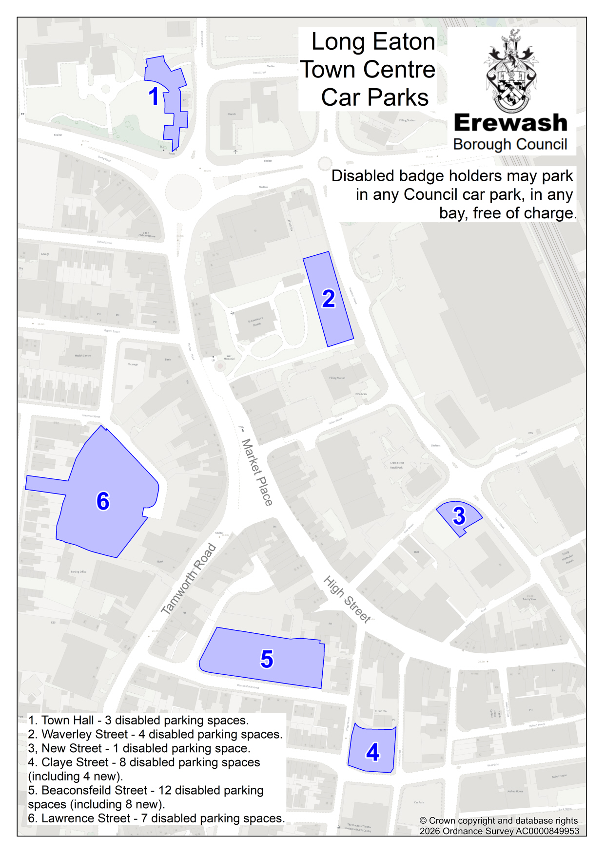 Disabled Parking Map