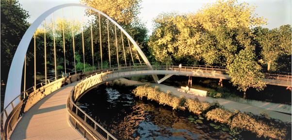 Broad St Bridge artists impression