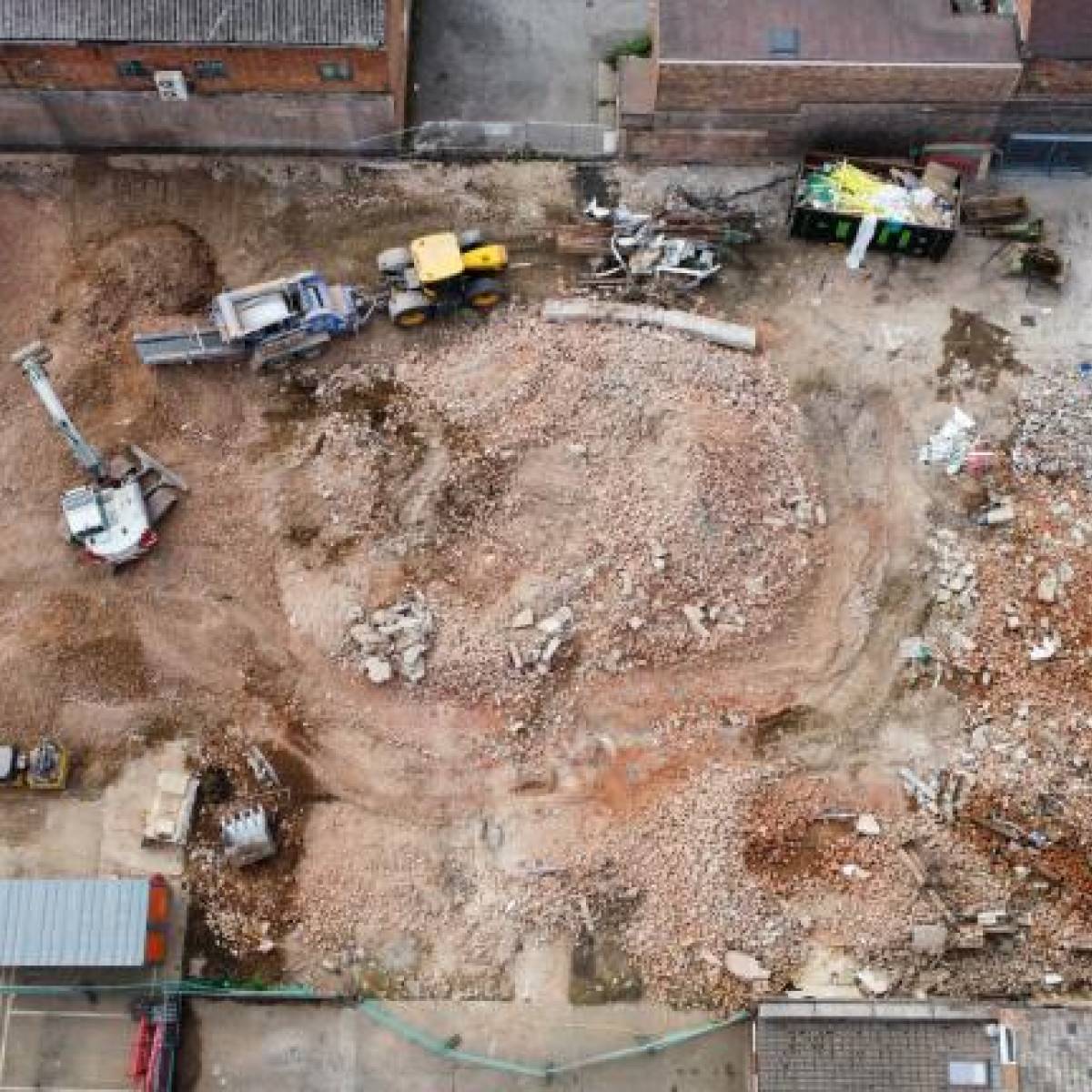 Flat screen! Eyesore cinema is levelled